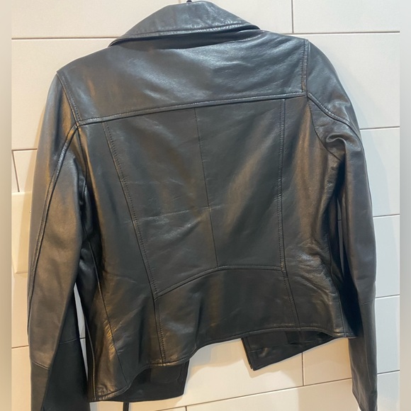 Bod & Christensen Black Leather Jacket - Picture 2 of 5